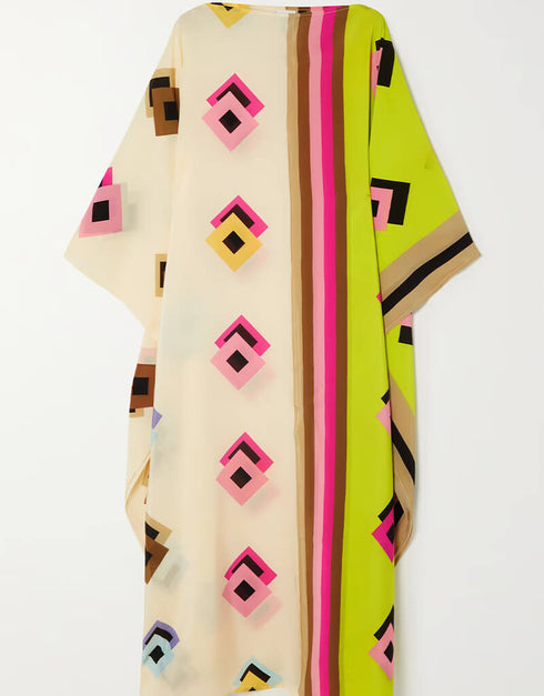 Beige French Moss Kaftan maxi kaftan